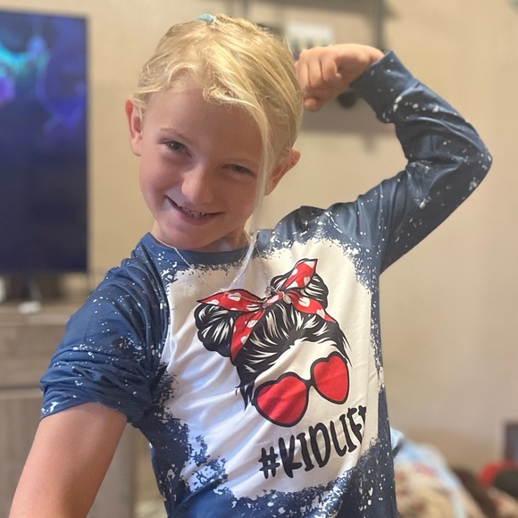 Lightweight retro long sleeve top - Picture 2 of 3